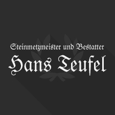 Steinmetzmeister und Bestatter - Hans Teufel Logo