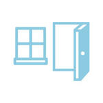 Holzfachmarkt, Vertrieb von Fenster und Türen, Parkettböden Logo